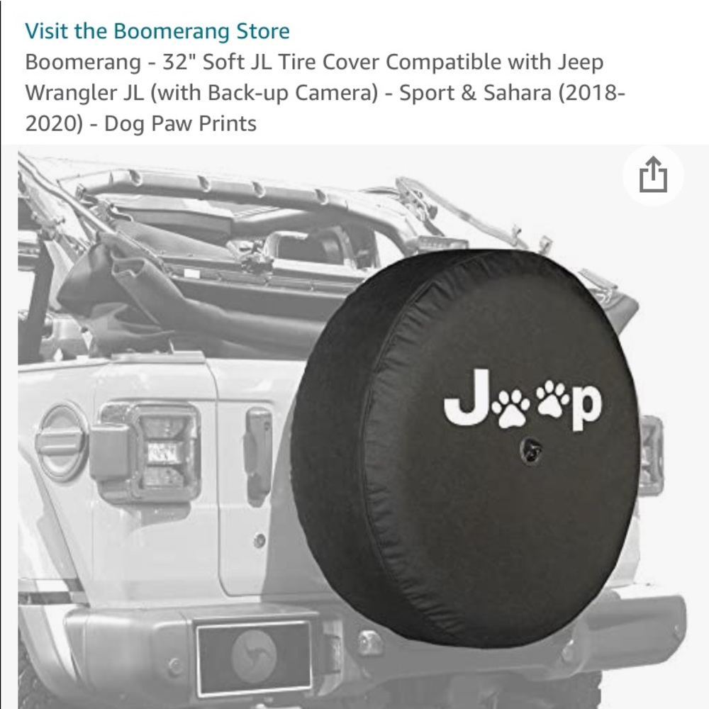 Jeep Wrangler Spare Tire Cover